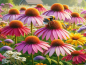 Preview: KI-Sonnenhut - Echinacea purpurea "Color Mix"